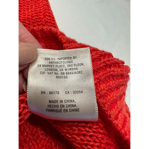 Elegant Coral Cable Knit Sweater - Picture 7 of 10